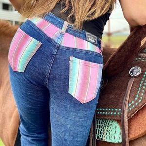 Cowgirl Western Serape Flare Jeans by Ranch Dress’n | Tall